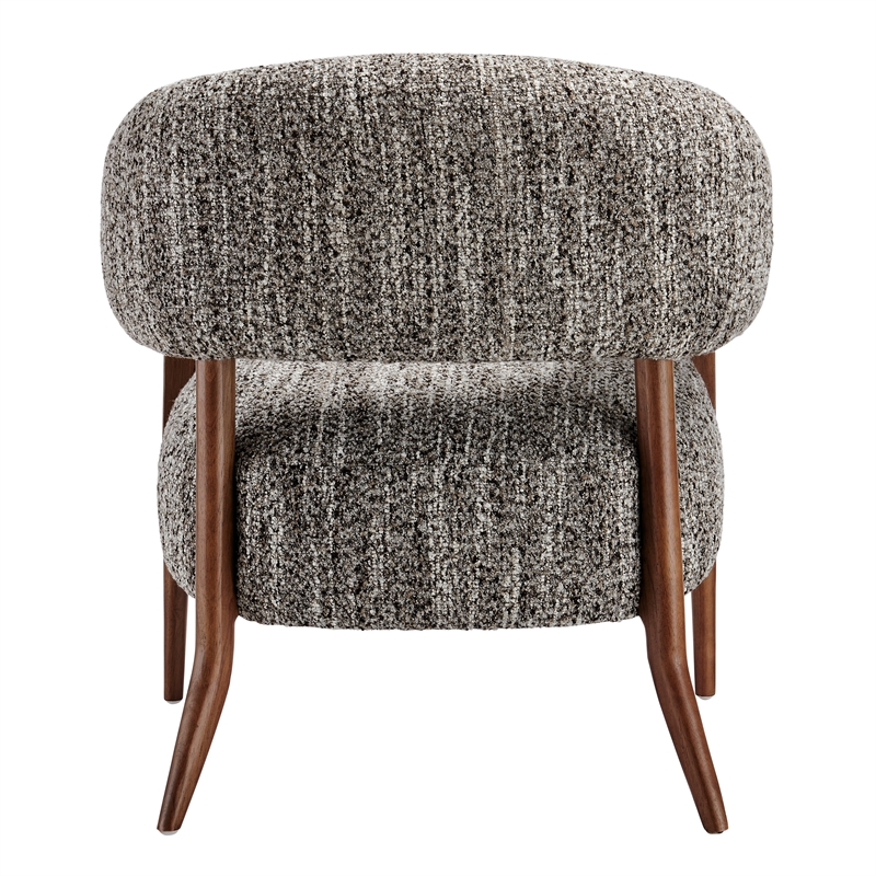 NPD Furniture Mayla Accent Chair in Dappled Taupe Boucle