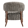NPD Furniture Mayla Accent Chair in Dappled Taupe Boucle