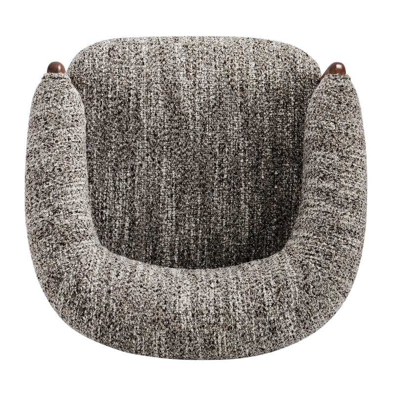 NPD Furniture Mayla Accent Chair in Dappled Taupe Boucle