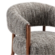 NPD Furniture Mayla Accent Chair in Dappled Taupe Boucle