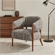 NPD Furniture Mayla Accent Chair in Dappled Taupe Boucle