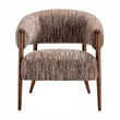 NPD Furniture Mayla Accent Chair in Dappled Rose Clay Boucle