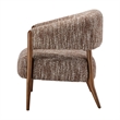 NPD Furniture Mayla Accent Chair in Dappled Rose Clay Boucle