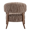 NPD Furniture Mayla Accent Chair in Dappled Rose Clay Boucle