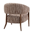 NPD Furniture Mayla Accent Chair in Dappled Rose Clay Boucle