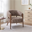 NPD Furniture Mayla Accent Chair in Dappled Rose Clay Boucle