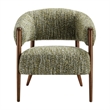 NPD Furniture Mayla Accent Chair in Dappled Mustard Gold Boucle