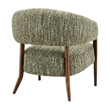 NPD Furniture Mayla Accent Chair in Dappled Mustard Gold Boucle