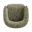 NPD Furniture Mayla Accent Chair in Dappled Mustard Gold Boucle