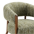 NPD Furniture Mayla Accent Chair in Dappled Mustard Gold Boucle