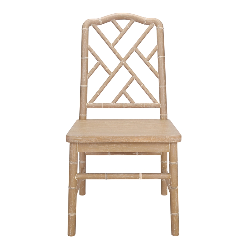 NPD Furniture Islena Dining Side Chair in Brushed Sand - Set of 2