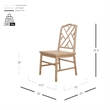 NPD Furniture Islena Dining Side Chair in Brushed Sand - Set of 2
