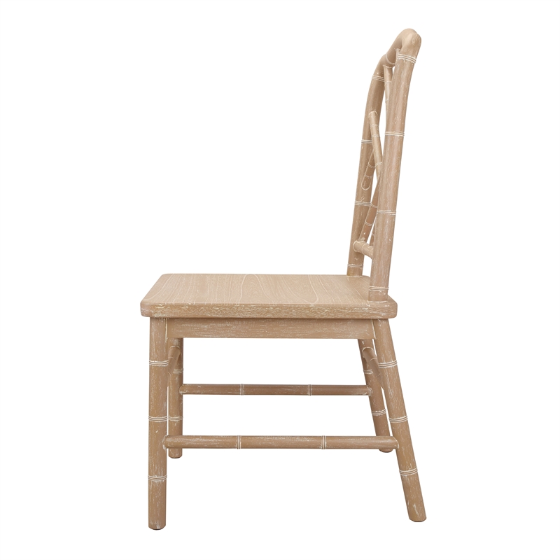 NPD Furniture Islena Dining Side Chair in Brushed Sand - Set of 2