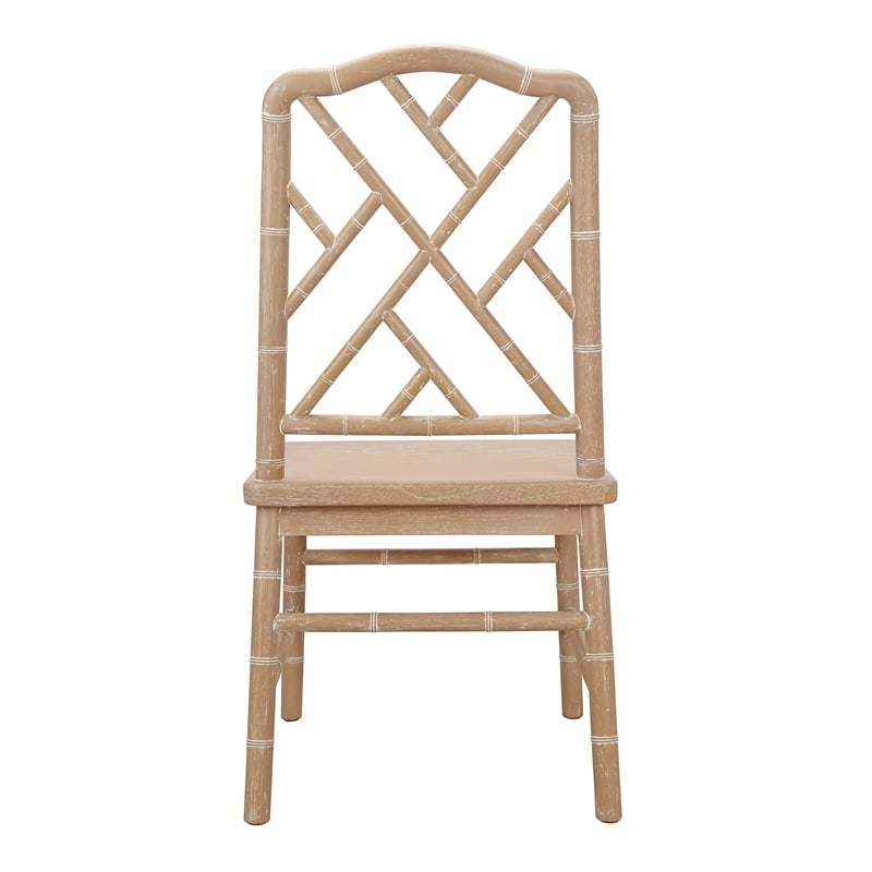 NPD Furniture Islena Dining Side Chair in Brushed Sand - Set of 2