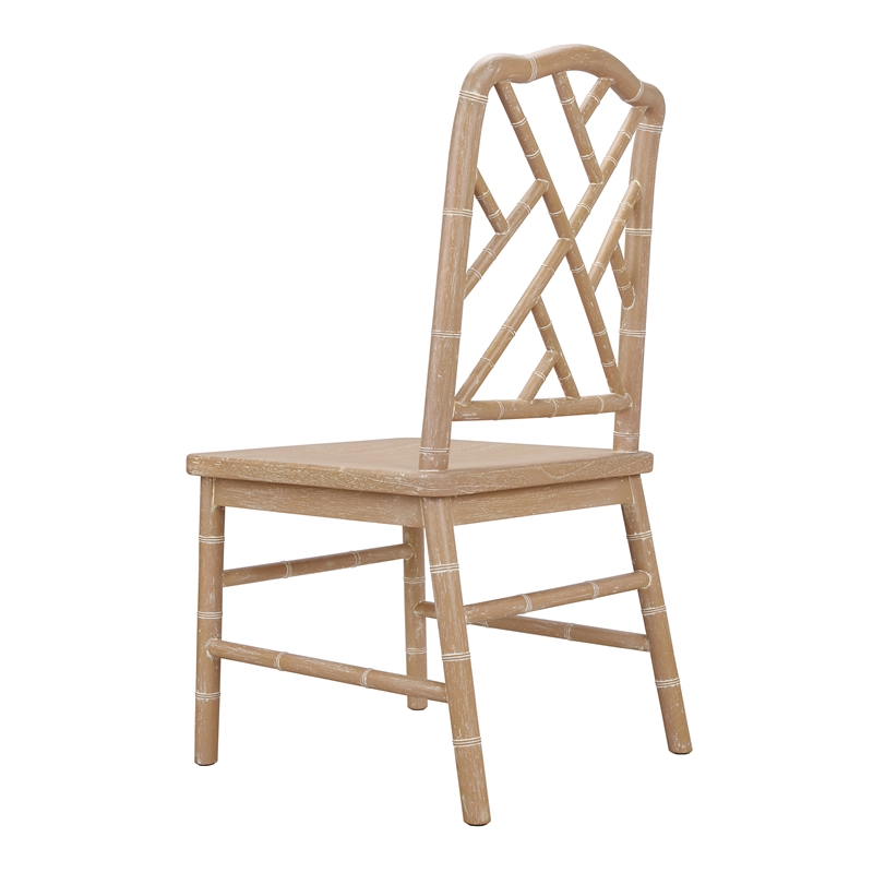 NPD Furniture Islena Dining Side Chair in Brushed Sand - Set of 2