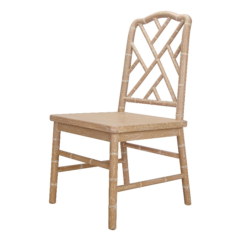NPD Furniture Islena Dining Side Chair in Brushed Sand - Set of 2