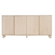 NPD Furniture Harlyn 4-Door Wood Buffet in Weathered Sand