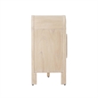 NPD Furniture Serenia 4-Door Wood Buffet in Weathered Sand