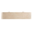 NPD Furniture Serenia 4-Door Wood Buffet in Weathered Sand
