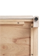 NPD Furniture Serenia 4-Door Wood Buffet in Weathered Sand