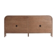 NPD Furniture Serenia 4-Door Wood Buffet in Walnut