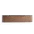 NPD Furniture Serenia 4-Door Wood Buffet in Walnut