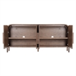 NPD Furniture Serenia 4-Door Wood Buffet in Walnut