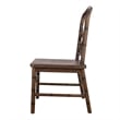 NPD Furniture Islena Dining Side Chair in Walnut - Set of 2