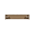 NPD Furniture Zerano Wood Bench in Brushed Smoke