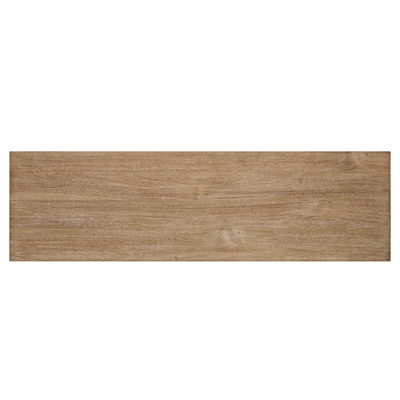 NPD Furniture Zerano 6 Drawer Wood Dresser in Brushed Smoke