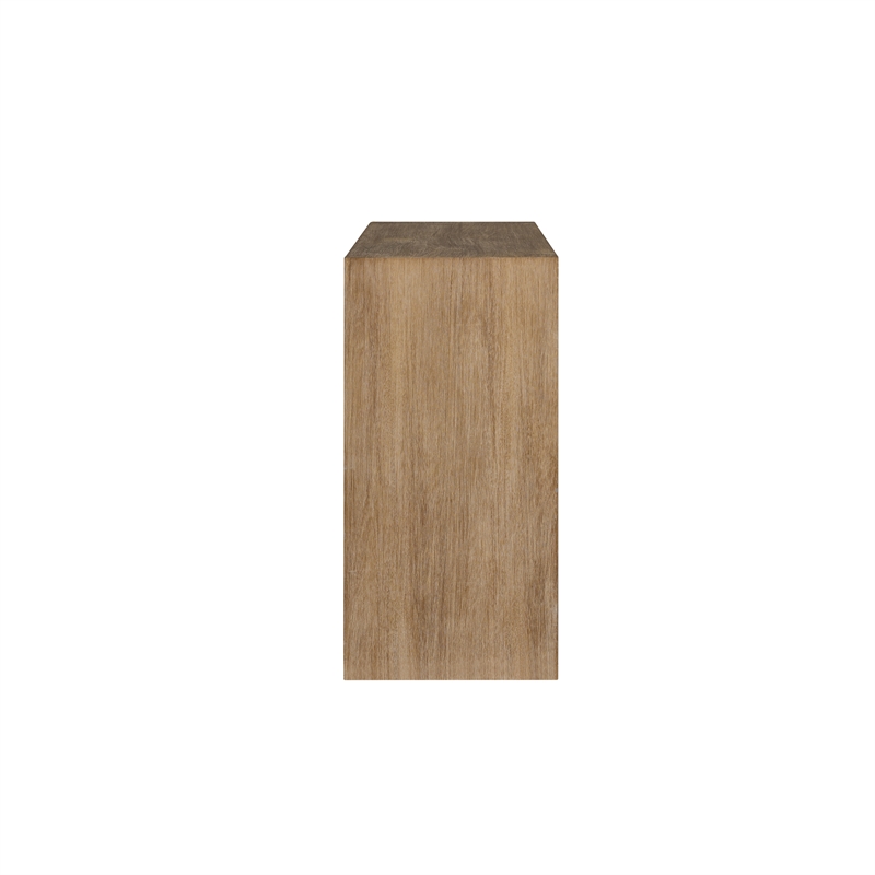 NPD Furniture Zerano 6 Drawer Wood Dresser in Brushed Smoke