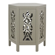 NPD Furniture Seema Wood Accent Table in Sage Green