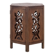 NPD Furniture Seema Wood Accent Table in Walnut