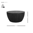 NPD Furniture Sloane Wood Coffee Table in Black
