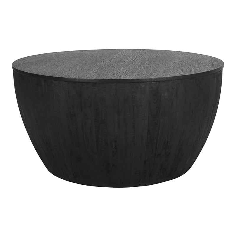 NPD Furniture Sloane Wood Coffee Table in Black