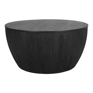 NPD Furniture Sloane Wood Coffee Table in Black