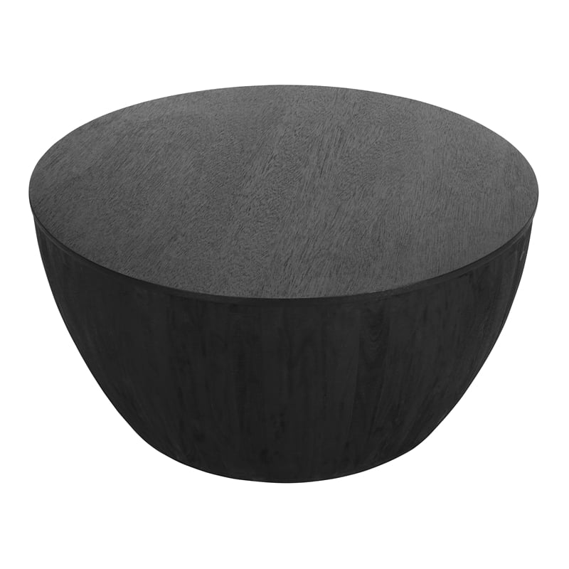 NPD Furniture Sloane Wood Coffee Table in Black