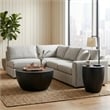 NPD Furniture Sloane Wood Coffee Table in Black