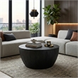 NPD Furniture Sloane Wood Coffee Table in Black
