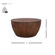 NPD Furniture Sloane Wood Coffee Table in Walnut