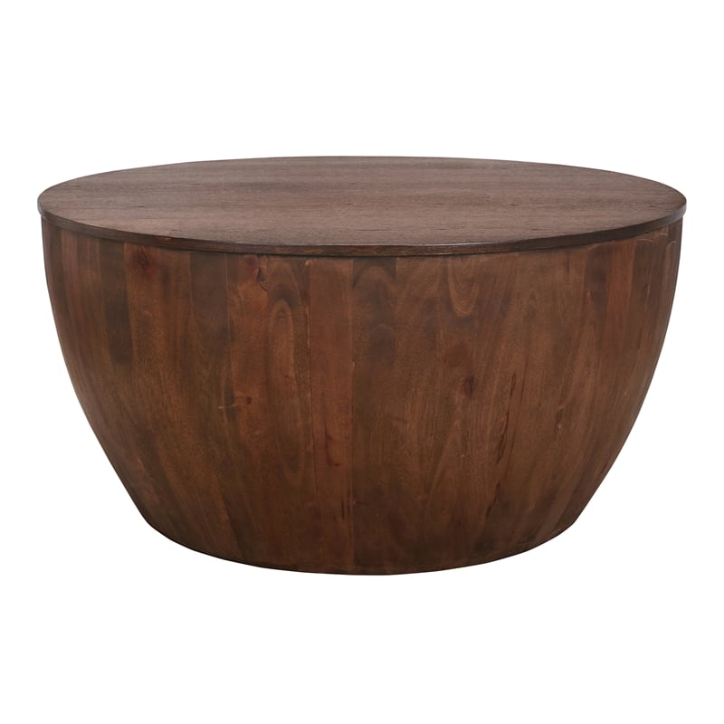 NPD Furniture Sloane Wood Coffee Table in Walnut