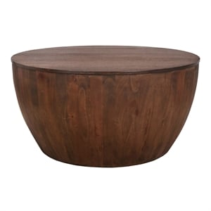 NPD Furniture Sloane Wood Coffee Table in Walnut