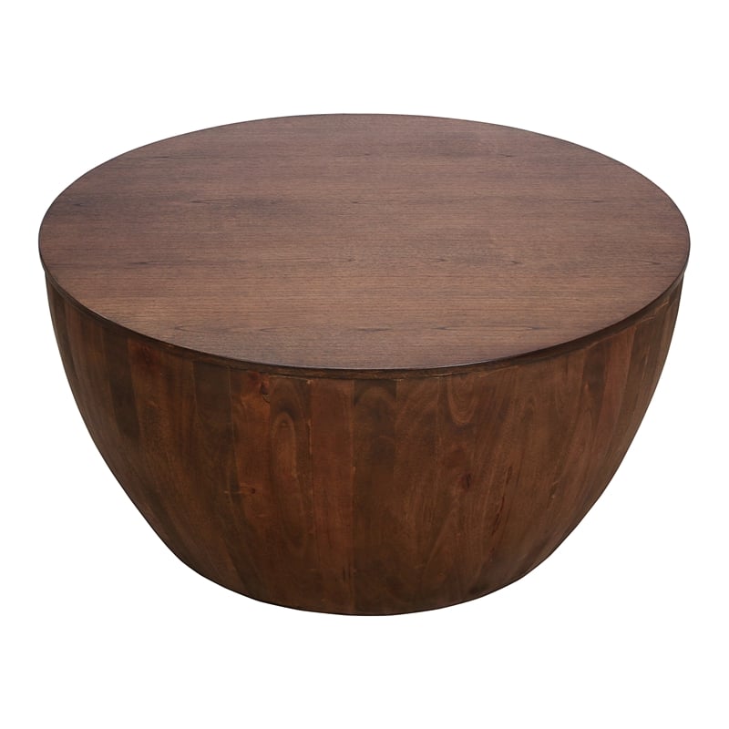 NPD Furniture Sloane Wood Coffee Table in Walnut
