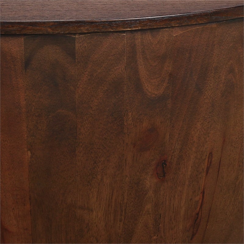 NPD Furniture Sloane Wood Coffee Table in Walnut