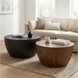 NPD Furniture Sloane Wood Coffee Table in Walnut