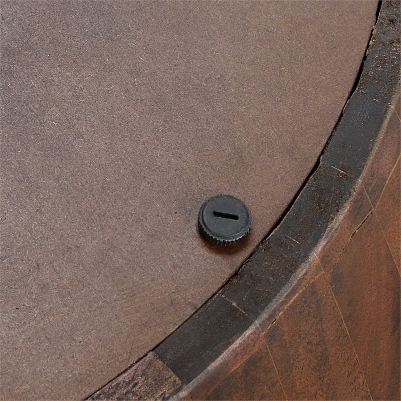 NPD Furniture Sloane Wood Coffee Table in Walnut