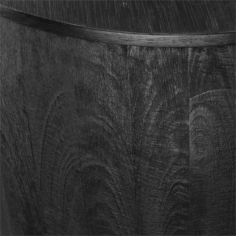 NPD Furniture Sloane Wood Accent Table in Black