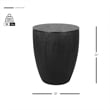 NPD Furniture Sloane Wood Accent Table in Black