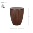 NPD Furniture Sloane Wood Accent Table in Walnut