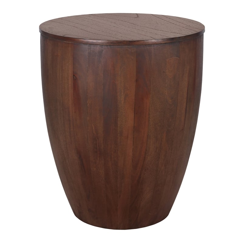 NPD Furniture Sloane Wood Accent Table in Walnut